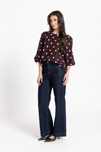 Seeking Lola Affogato Spot Brilliance Blouse