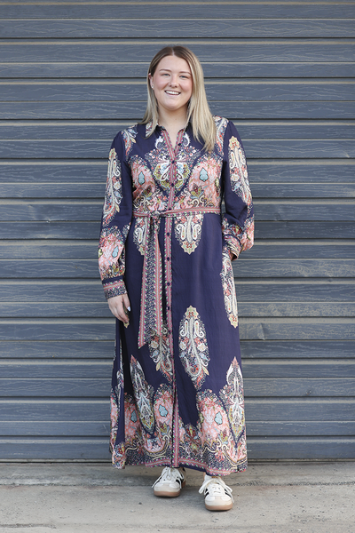 Beautiful Stories Placement Print Dress-shop-by-style-Hello Cyril.