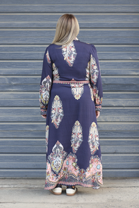 Beautiful Stories Placement Print Dress