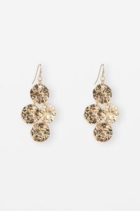 Stella + Gemma Earring Beaten Medallion Drop
