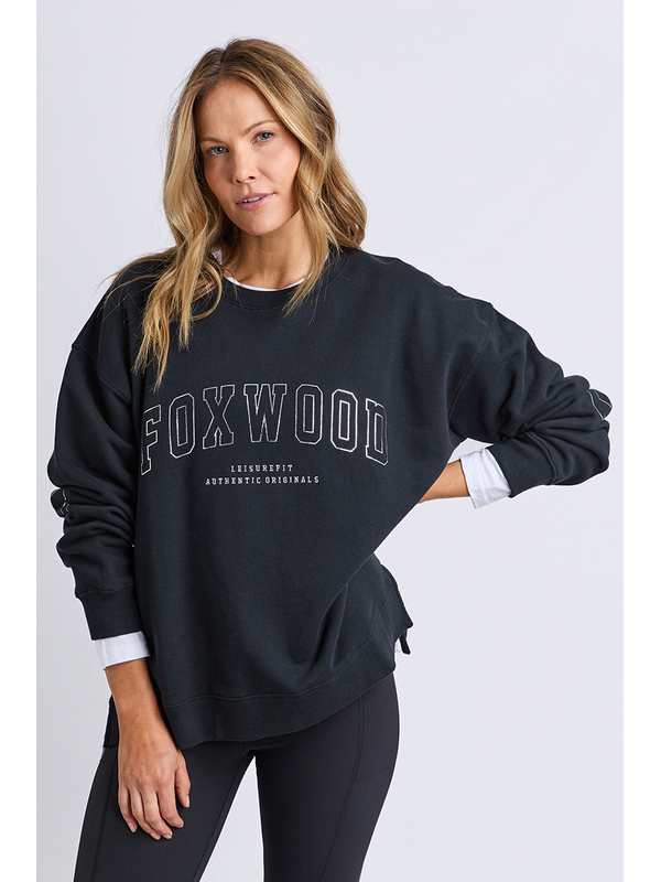 Foxwood Metallic Interval Crew
