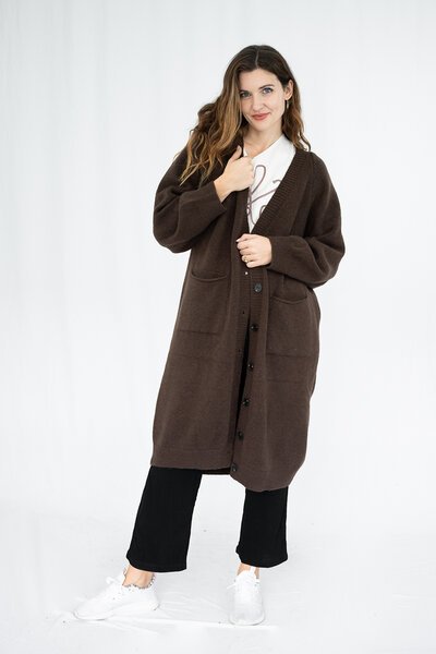 QQ Fashion Long Knit Coat -22.5.26-Hello Cyril.