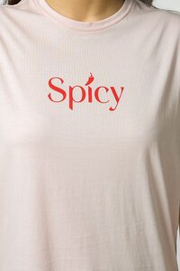 Stella + Gemma Cuff Sleeve T-Shirt Spicy