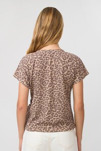 Stella + Gemma Cara Leopard Top
