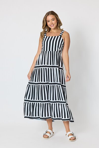 Threadz Bianca Stripe Dress-shop-by-style-Hello Cyril.