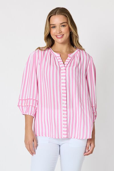 Threadz Montecito Stripe Top-7.9.26-Hello Cyril.