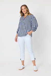 Threadz Montecito Stripe Top
