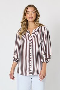 Threadz Montecito Stripe Top