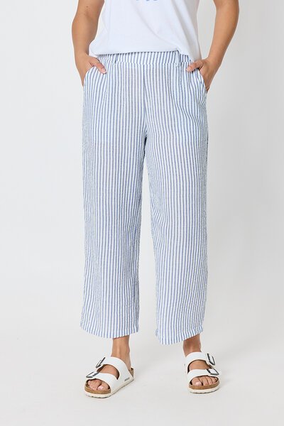 Threadz Amalfi Stripe Pant -wide-leg-pants-Hello Cyril.
