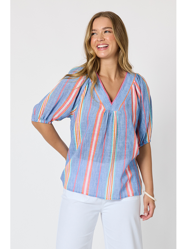 Threadz Laguna Stripe Top