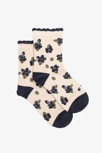 Antler Cornflower Sock