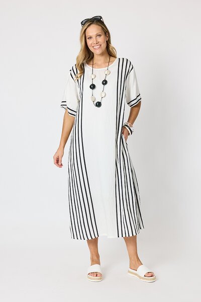 Clarity Sevilla Stripe Dress-shop-by-style-Hello Cyril.