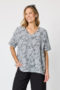 Clarity Tapestry Print Top