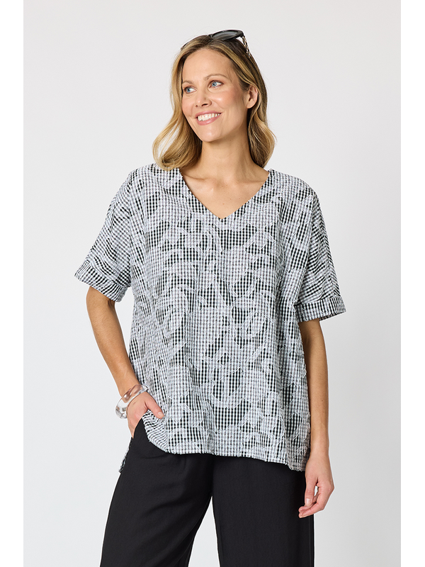 Clarity Tapestry Print Top