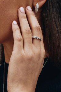 Edblad Twin Silver X-Large 19.5mm Ring