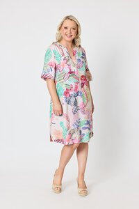 Gordon Smith Desert Rose Print Dress