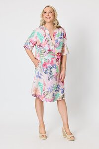 Gordon Smith Desert Rose Print Dress