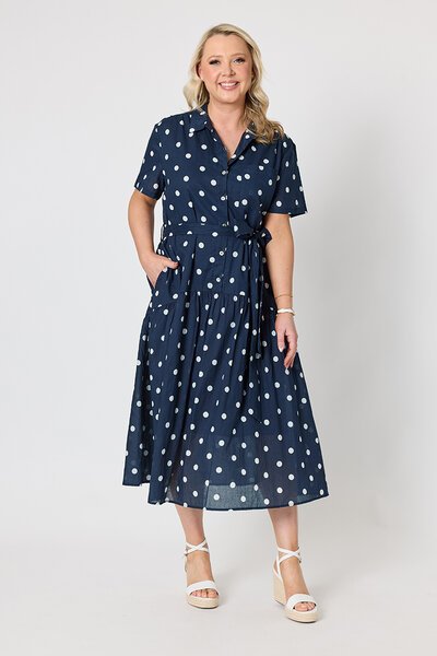 Gordon Smith Riviera Spot Dress-5.8.26-Hello Cyril.