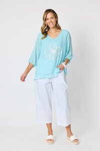 Clarity Camellia Top
