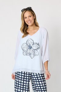 Clarity Camellia Top