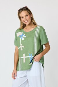 Clarity Bay Leaf Top
