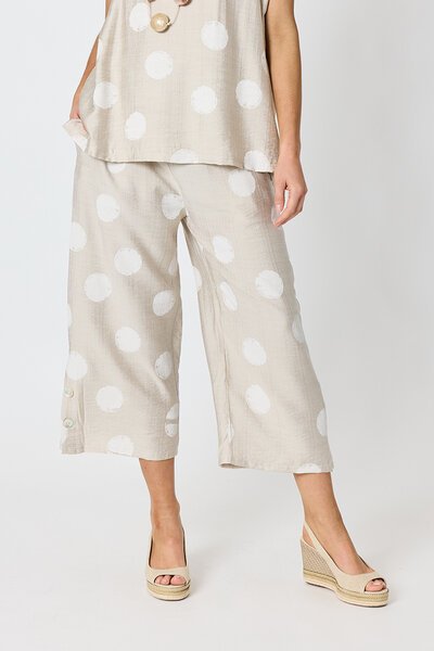 Clarity Riviera Spot Pant-wide-leg-pants-Hello Cyril.