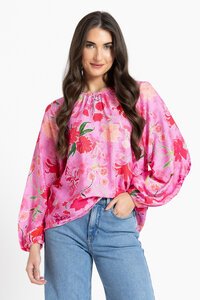 Leila + Luca Magenta Magic Reliable Top