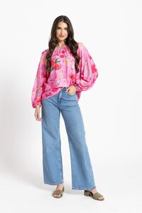 Leila + Luca Magenta Magic Reliable Top