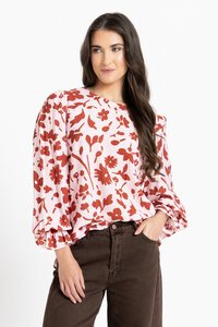 Seeking Lola Plum Petal Patti Top