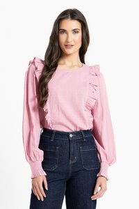 Seeking Lola Pink Sparkle Resilient Top