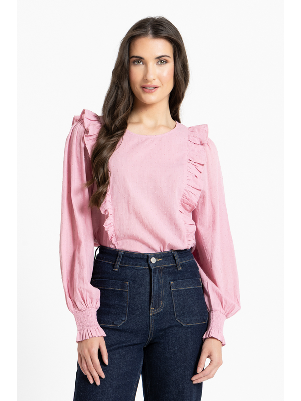 Seeking Lola Pink Sparkle Resilient Top