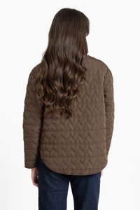Seeking Lola Choc Heart Montreal Quilted Jacket