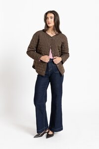 Seeking Lola Choc Heart Montreal Quilted Jacket