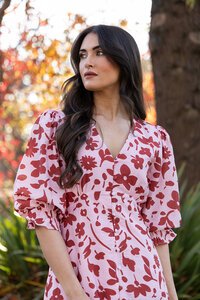 Seeking Lola Plum Petal Sunrise Dress