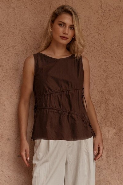 Sass Elin Gathered Tie Top-hc-new-Hello Cyril.