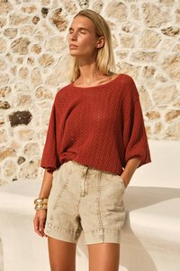 Fate + Becker Mila Pointelle Top