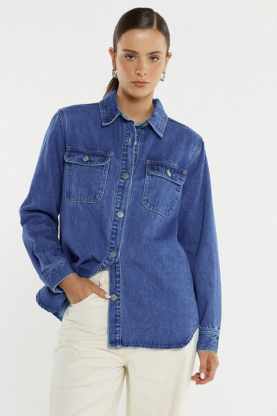 Sass Aveline Denim Shirt-hc-new-Hello Cyril.