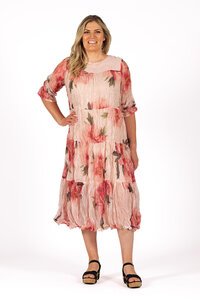Deeanne Hobbs Cascade Dress Rose