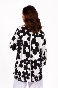 Deeanne Hobbs Max Inkblot Floral Noir Sweatshirt 