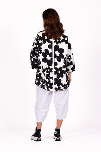 Deeanne Hobbs Max Inkblot Floral Noir Sweatshirt 
