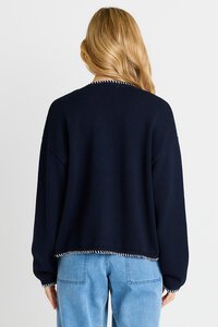 Betty Basics Ascot Stitch Sweater