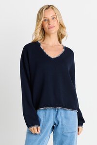 Betty Basics Ascot Stitch Sweater