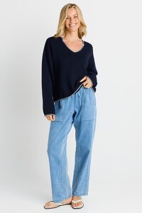 Betty Basics Ascot Stitch Sweater