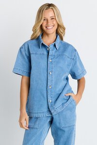 Betty Basics Quinn Cotton Shirt