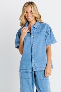 Betty Basics Quinn Cotton Shirt