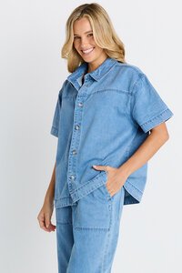 Betty Basics Quinn Cotton Shirt