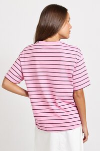 Betty Basics Relax Stripe Boxy Tee