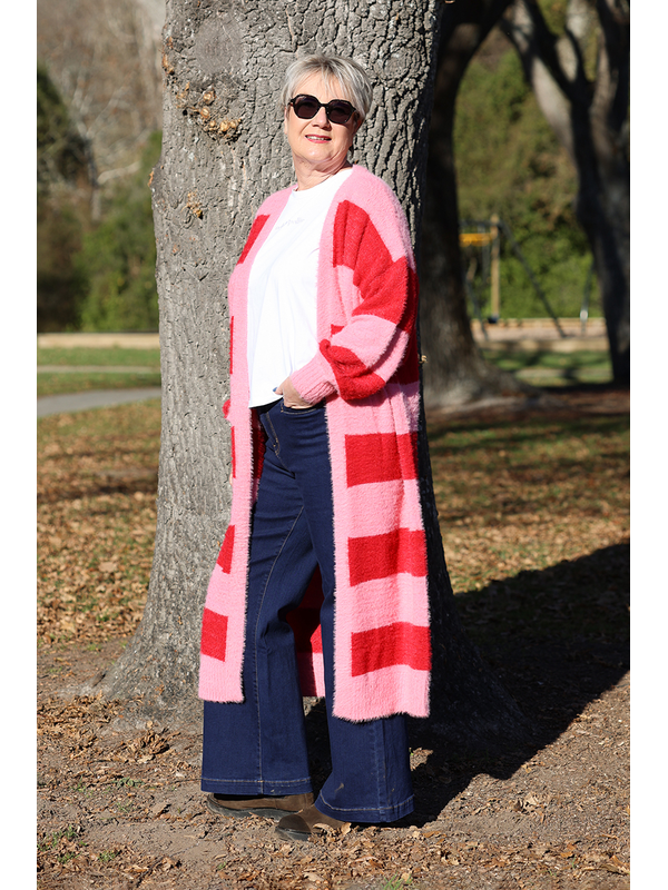 Betty Basics Franca Long Knit Cardigan
