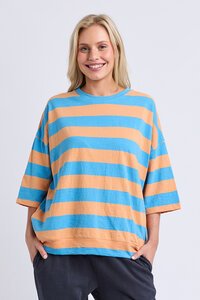 Elm Mazie Block Stripe Sweat