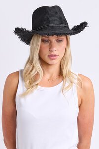 Elm Fringed Fedora